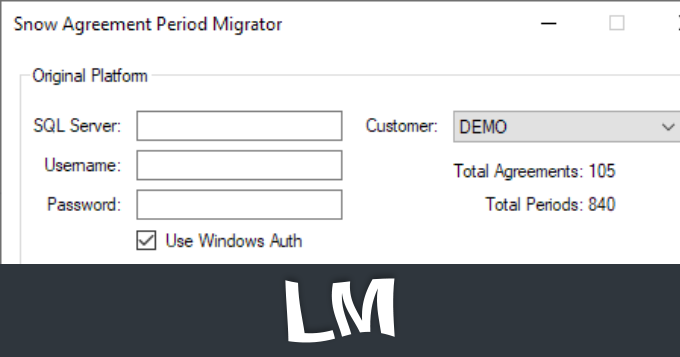 Snow Agreement Period Migrator
