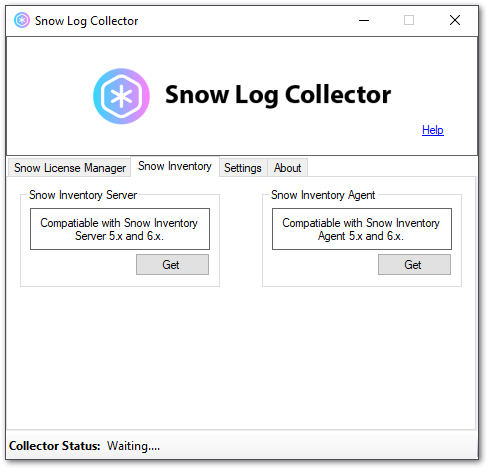 Snow Log Collector Inventory View
