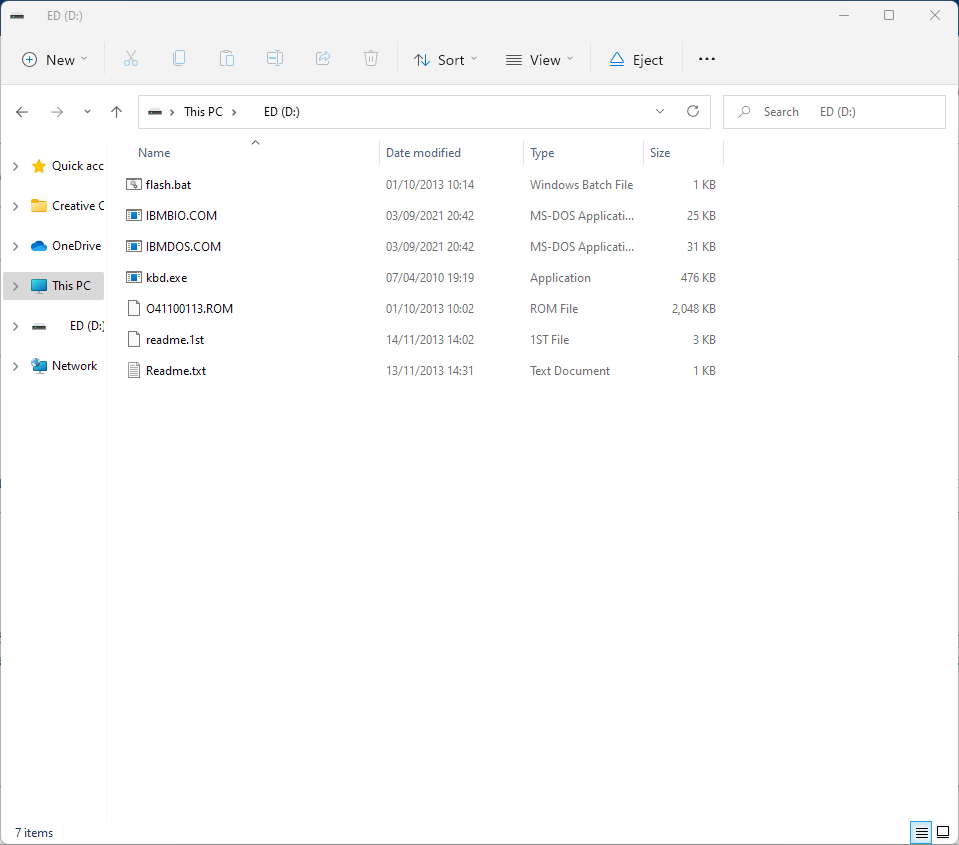 File Explorer Screenshot