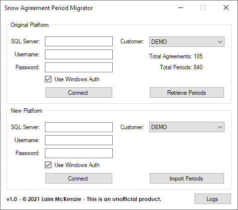 Snow License Manager Agreement Period Migrator