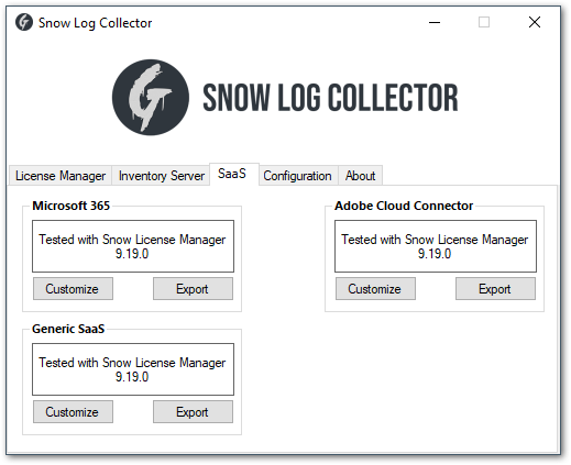 Snow Log Collector SaaSTab