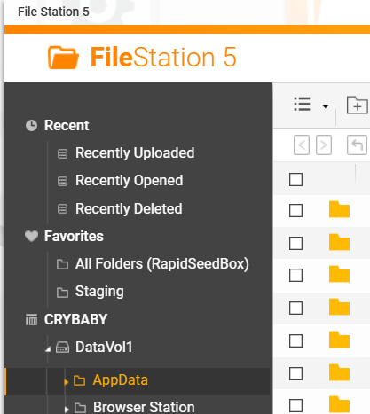 FileStation Listing