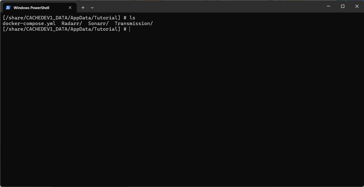Terminal Listing
